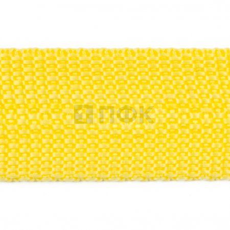Стропа текстильная (лента ременная) 40мм 13 гр/м цв 105 лимон (рул 50м/уп 3000м)
