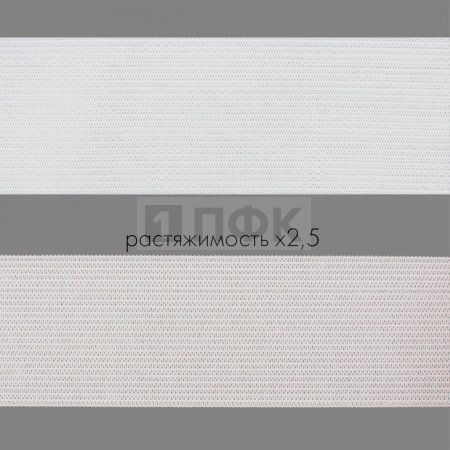 Резинка вязанная 45мм 18 гр/м цв белый (рул 40м/уп 280м)