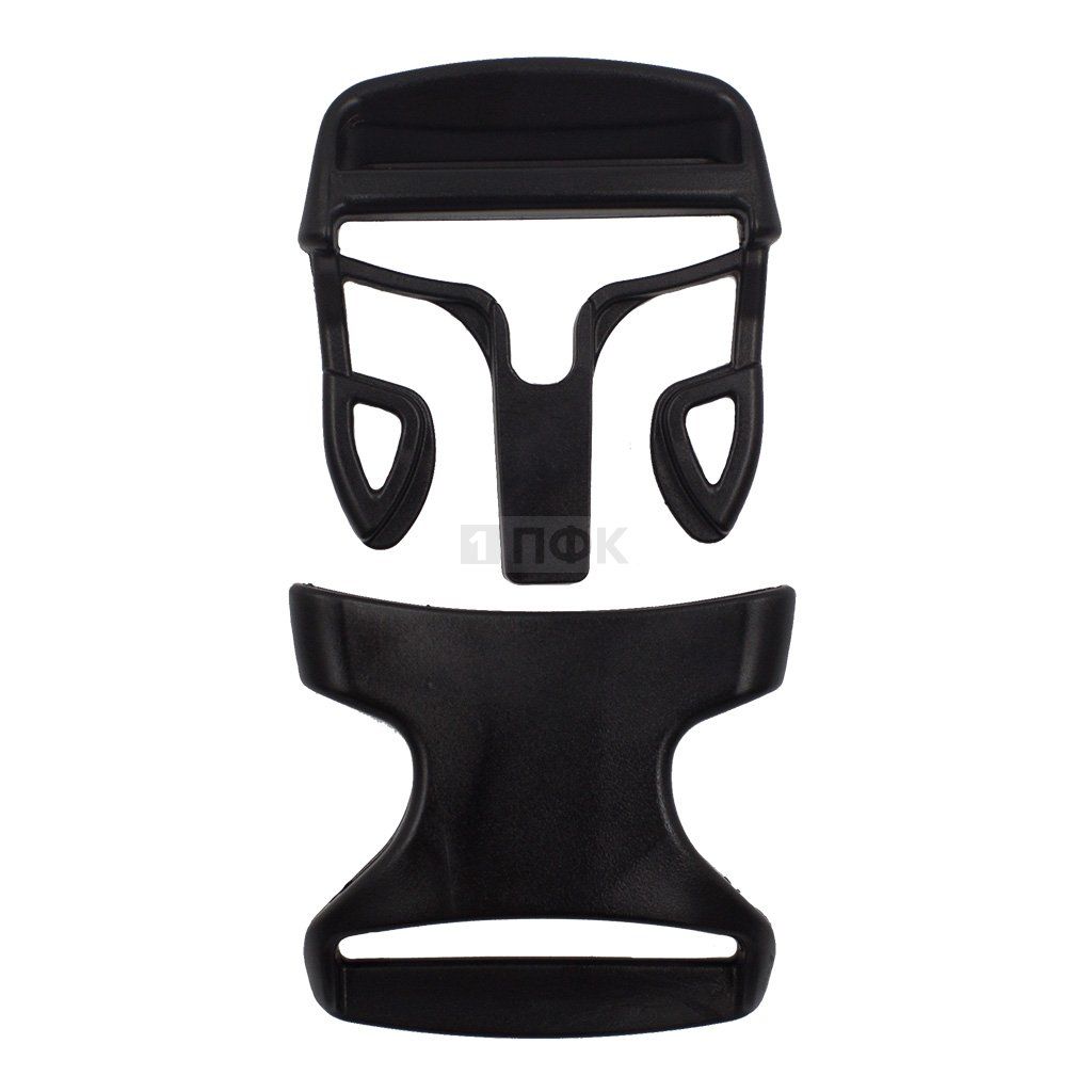 Фастекс Ф-40/6 (защелка-трезубец) ПП 40мм цв черный (уп 1000шт) — ПФКР Фастекс Ф-40/6 (защелка-трезубец) ПП 40мм цв черный (уп 1000шт)