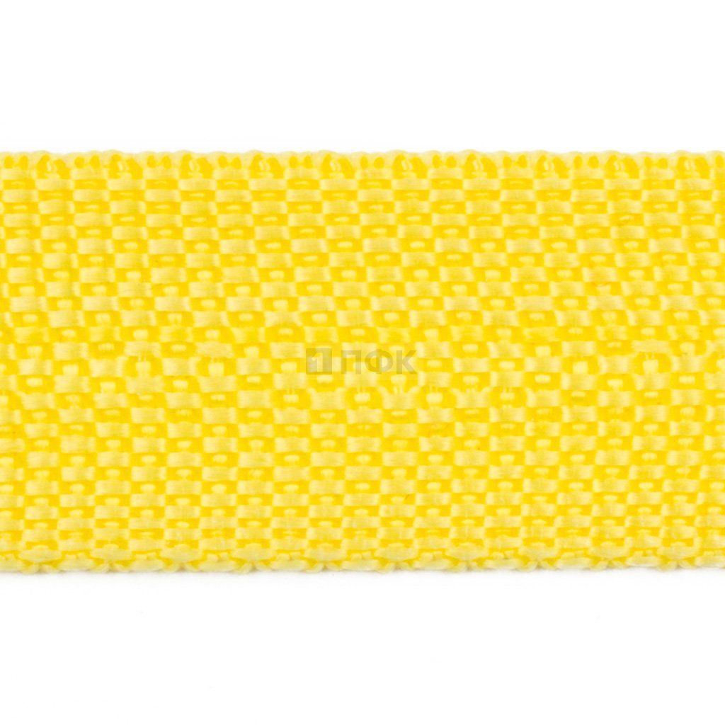 Стропа текстильная (лента ременная) 30мм 12 гр/м цв 105 лимон (рул 50м/уп 3000м)