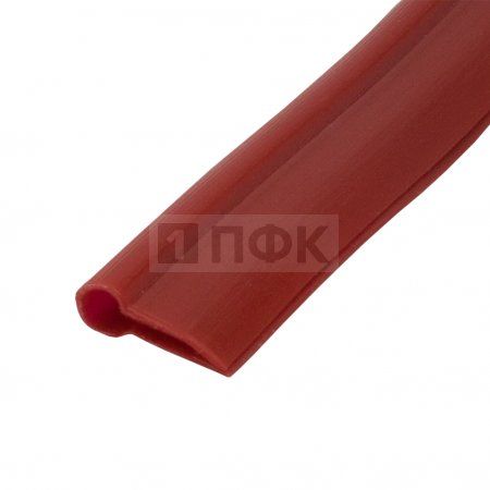 Пластиковый кант Кедер раздвоенный первичное сырье 3,5мм/6мм цв красный (уп 250м/1000м)
