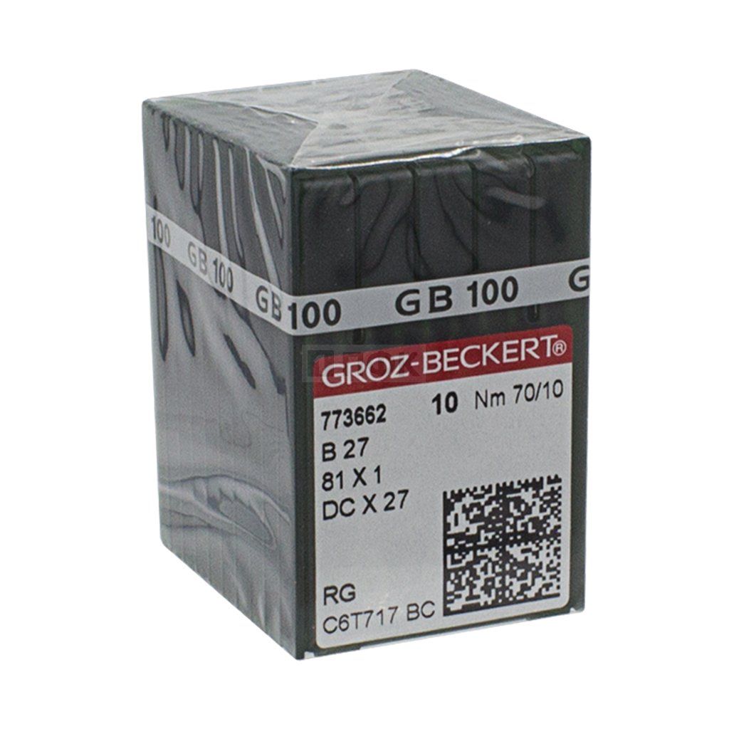 Иглы Groz Beckert DCx27RG 70/10 (уп 100шт)