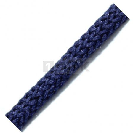 Шнур для одежды 5мм 100% П/Э цв синий тем (уп 100м/2500м)