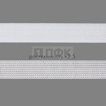 Резинка вязанная 15мм 5.55 гр/м цв белый (рул 40м/уп 800м) Резинка вязанная 15мм 5.55 гр/м цв белый (рул 40м/уп 800м)