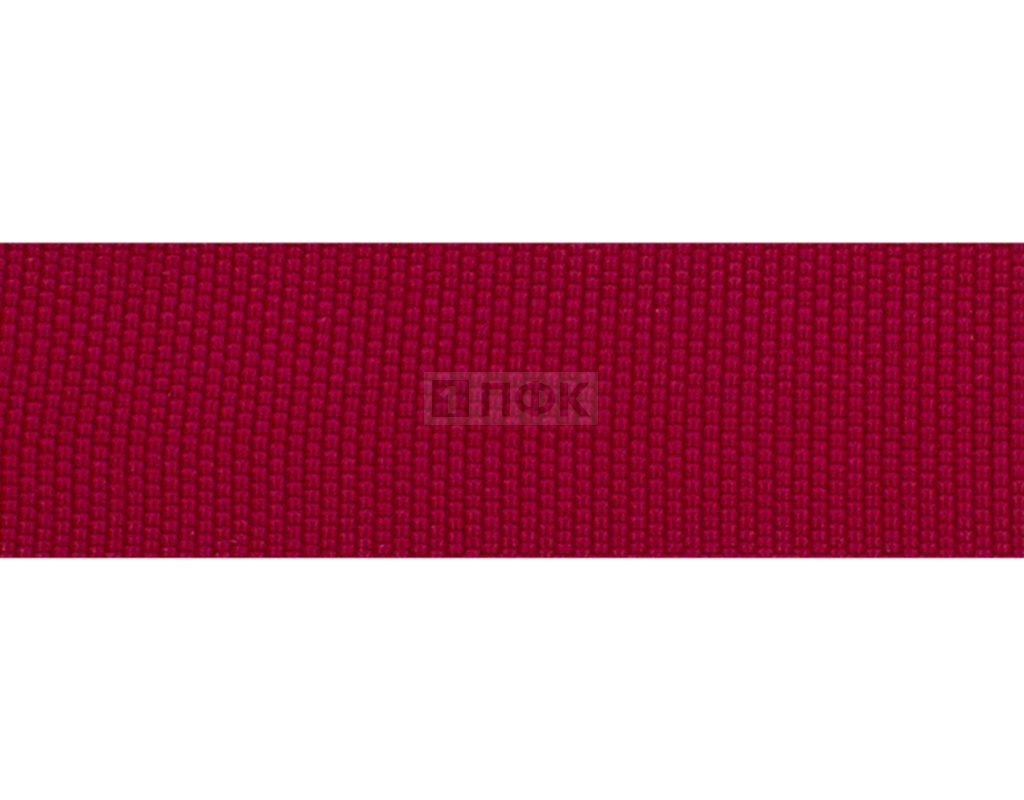 Стропа текстильная (лента ременная) окантовочная 22мм 6,4гр/м цв 10 красный (рул 91,44м/уп 1828м)