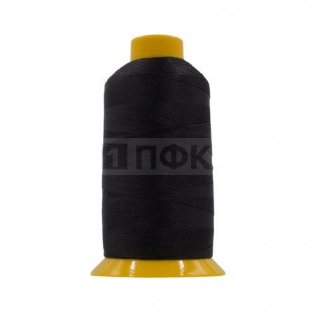 Нить швейная армированная 86Л 2000м цвет черный (уп 12/120 боб)
