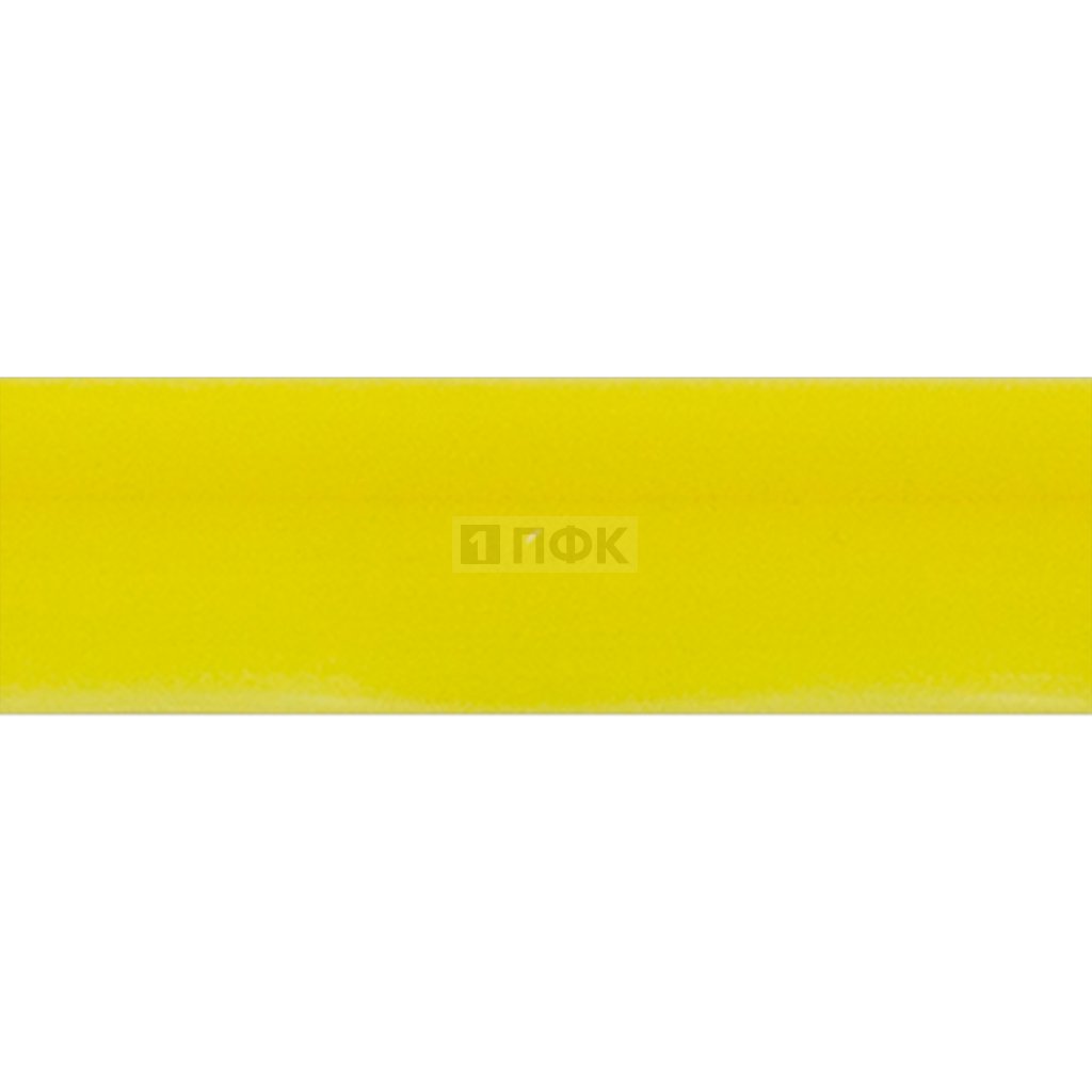 Пластиковый кант Кедер вторичное сырье 4мм/7мм цв желтый (уп 250м/1000м)