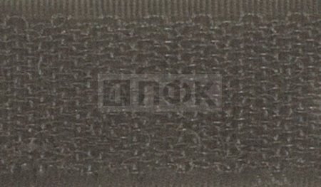Лента контактная пришивная (липучка/велькро) 50мм цв 081 серый тем (рул 25м/кор 250м)