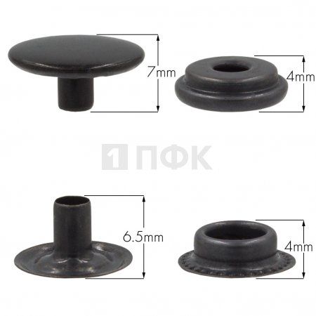 Кнопка для одежды 15мм №61 нерж цв оксид (уп 720шт) NEW STAR