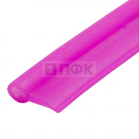 Пластиковый кант Кедер раздвоенный первичное сырье 3мм/5мм цв розовый (уп 250м/1000м)