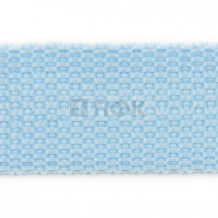 Стропа текстильная (лента ременная) 15мм 6 гр/м цв 430 голубой (рул 50м/уп 3000м)