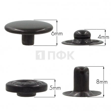 Кнопка для одежды 15мм Альфа нерж цв оксид (уп 720шт) STORM Кнопка для одежды 15мм Альфа нерж цв оксид (уп 720шт) STORM