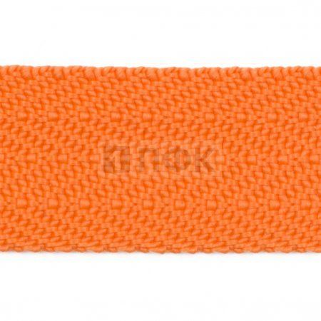 Стропа текстильная (лента ременная) 50мм 26,5 гр/м цв 110 оранжевый (рул 50м/уп 3000м)