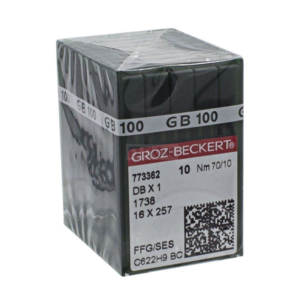 Иглы Groz Beckert DBx1 70/10 (уп 100шт)