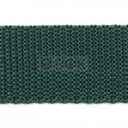 Стропа текстильная (лента ременная) 22мм 11 гр/м цв 310 зеленый тем (рул 50м/уп 3000м)