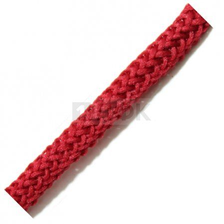 Шнур для одежды 5мм 100% П/Э цв красный (уп 100м/2500м)