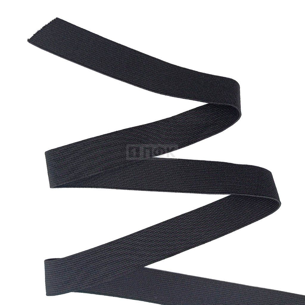 Резинка тканая 25мм 16 гр/м арт.TPC цв черный (уп 40м/1280м) — ПФКР Резинка тканая 25мм 16 гр/м арт.TPC цв черный (уп 40м/1280м)