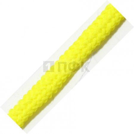 Шнур для одежды 5мм 100% П/Э цв лимон (уп 100м/2500м)