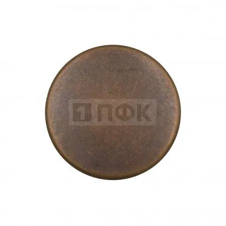 Кнопка рубашечная (закрытая) 9,5мм нерж цв медь (уп 1440шт) 