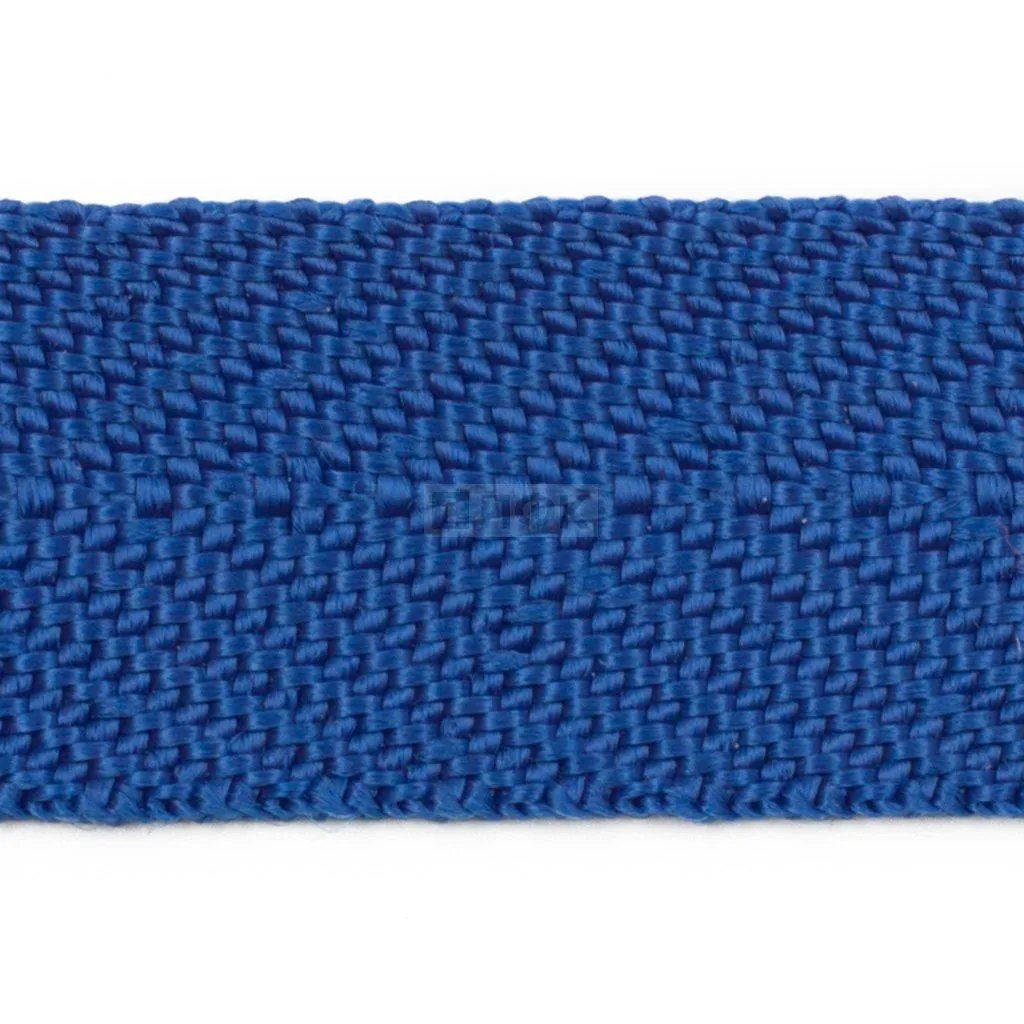 Стропа текстильная (лента ременная) 35мм 17 гр/м цв 410 синий (рул 50м/уп 3000м)