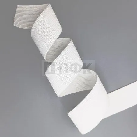 Резинка вязанная 35мм цв белый (уп 550м) коробка Резинка вязанная 35мм цв белый (уп 550м) коробка