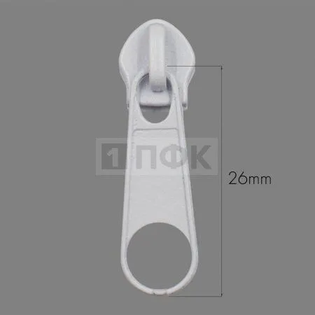 Бегунок для спиральной (витой) молнии тип 5 галант цв 101 белый (уп 2000шт/10000шт) Бегунок для спиральной (витой) молнии тип 5 галант цв 101 белый (уп 2000шт/10000шт)