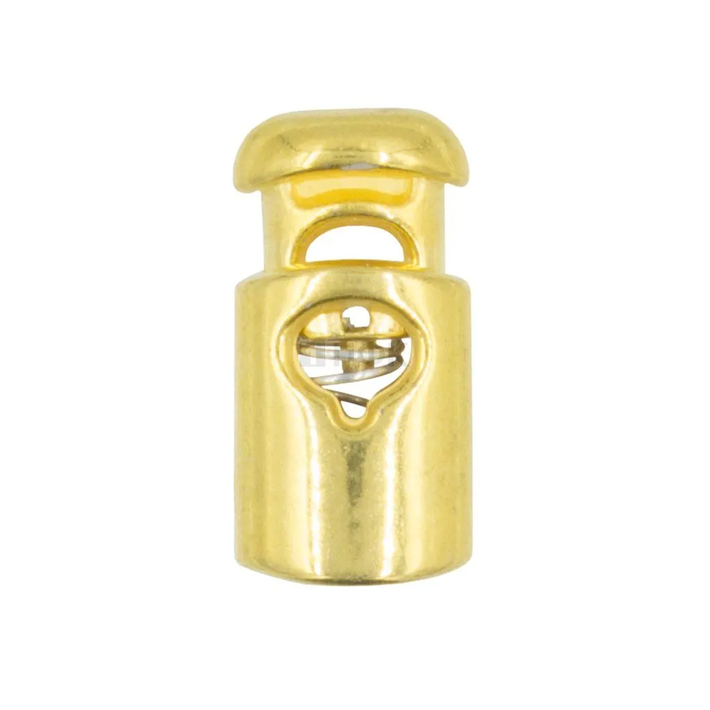 Фиксатор для шнура малый пластик A1 цв золото (уп 500шт)