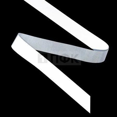 Лента светоотражающая 25мм 270кд хлопок/пэ 1601 (упак 100м/6000м) Лента светоотражающая 25мм 270кд хлопок/пэ 1601 (упак 100м/6000м)