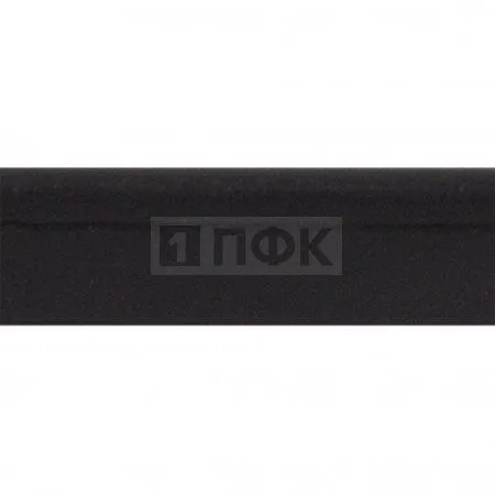 Пластиковый кант Кедер раздвоенный вторичное сырье 3мм/5мм цв черный (уп 250м/1000м)