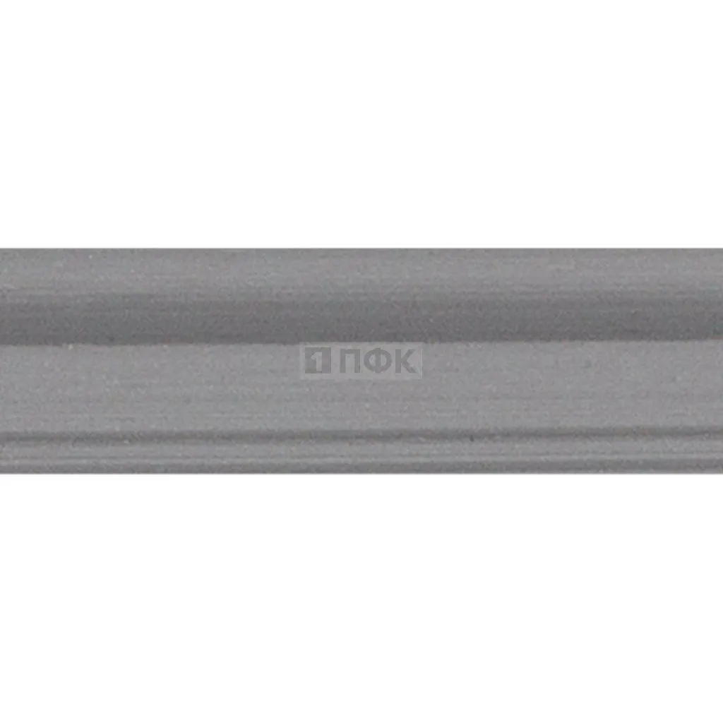 Пластиковый кант Кедер раздвоенный первичное сырье 4мм/7мм цв серебро (уп 250м/1000м)