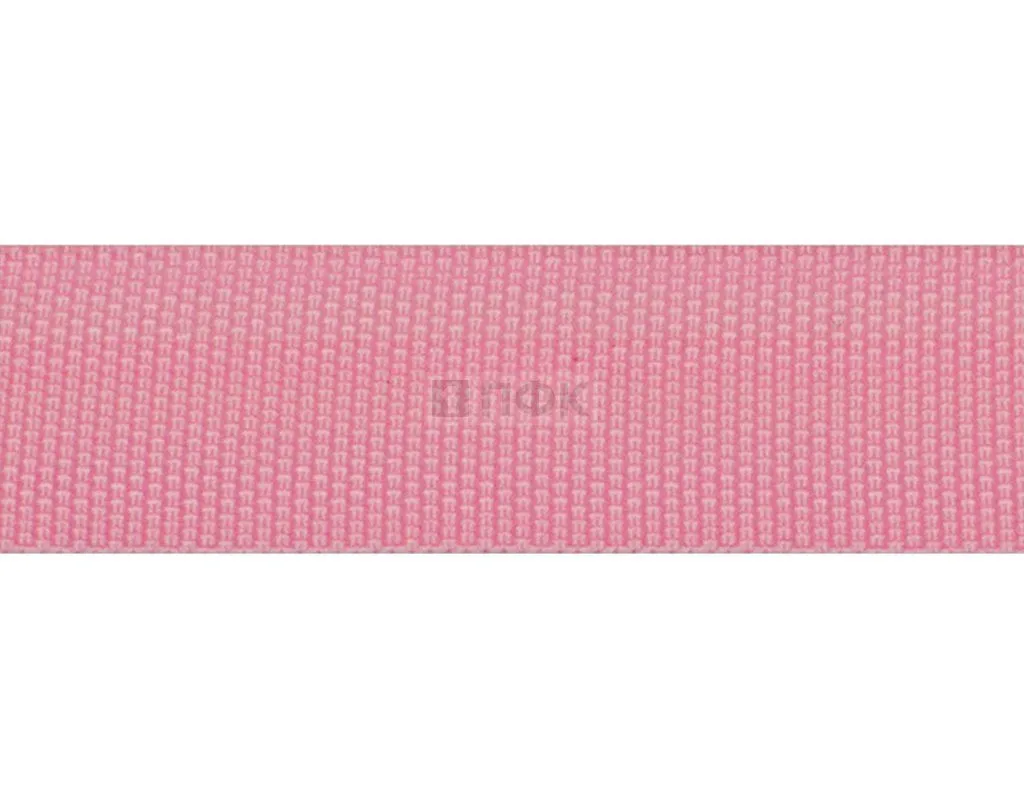 Стропа текстильная (лента ременная) окантовочная 22мм 6,4гр/м цв 13 розовый (рул 91,44м/уп 1828м) — ПФКР Стропа текстильная (лента ременная) окантовочная 22мм 6,4гр/м цв 13 розовый (рул 91,44м/уп 1828м)