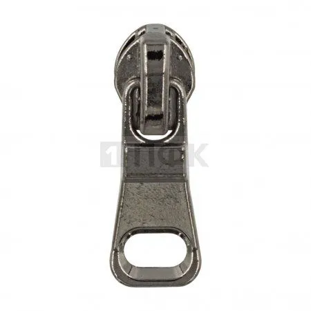 Бегунок для спиральной (витой) молнии тип 7 автомат арт.C7 цв никель черн (уп 500шт/5000шт)