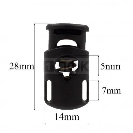 _Фиксатор для шнура 202-С(27003-СБ) ПП цв черный (уп 1000шт) _Фиксатор для шнура 202-С(27003-СБ) ПП цв черный (уп 1000шт)