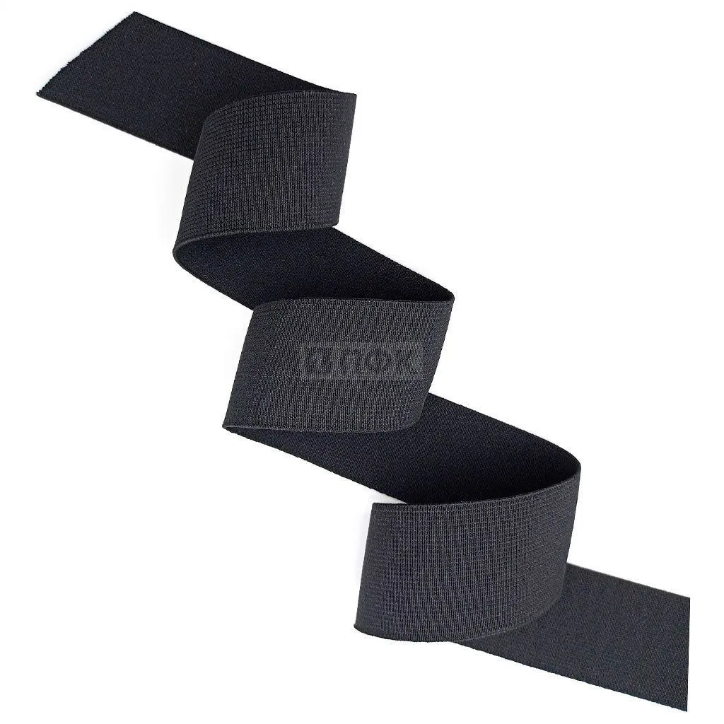 Резинка тканая 35мм 21 гр/м цв черный (уп 50м/250м)