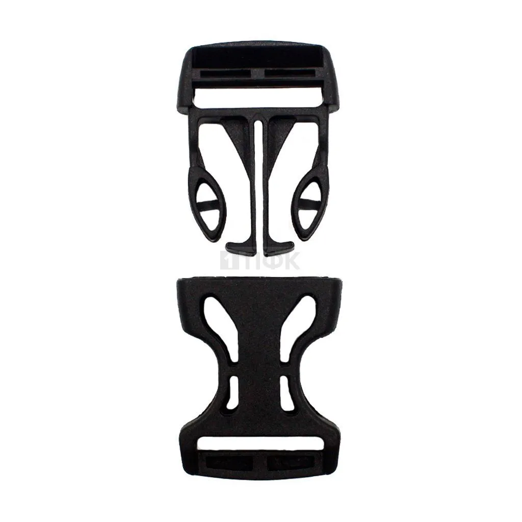 Фастекс Ф-25/3 (защелка-трезубец) ПП 25мм цв черный (уп 1000шт) — ПФКР Фастекс Ф-25/3 (защелка-трезубец) ПП 25мм цв черный (уп 1000шт)