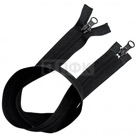 Молния спиральная (витая) тип 7 60см 2-ух замков разъем в две стороны цв 322 (уп 100шт)