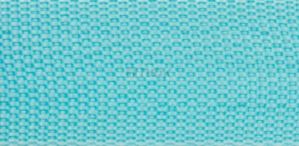 Стропа текстильная (лента ременная) 18мм 5 гр/м цв 425 бирюза (рул 50м/уп 3000м)