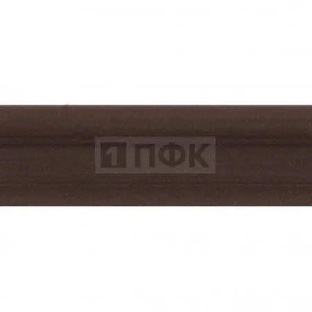 Пластиковый кант Кедер раздвоенный первичное сырье 3мм/5мм цв коричневый (уп 250м/1000м)