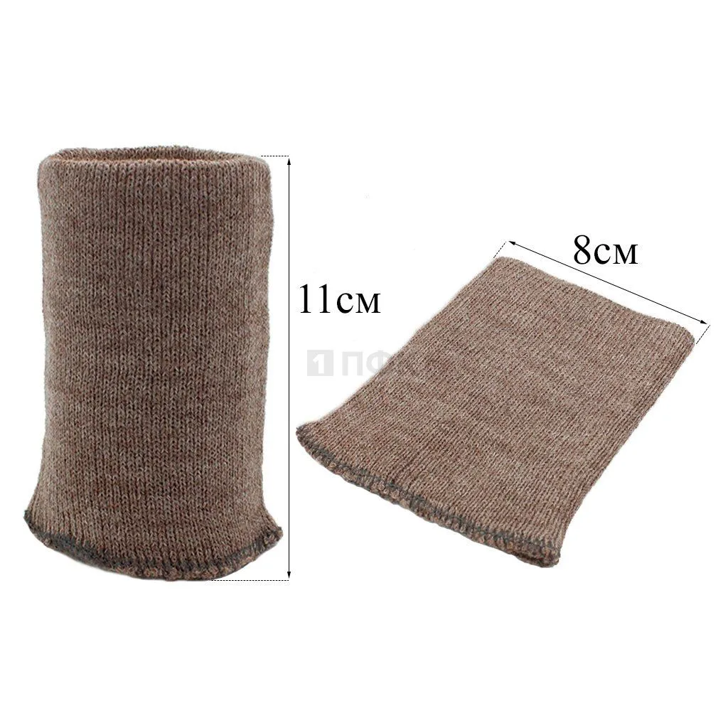Манжет трикотажный для рук акрил/спандекс 8*11см цв коричневый св (уп 500пар) — ПФКР Манжет трикотажный для рук акрил/спандекс 8*11см цв коричневый св (уп 500пар)