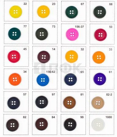 Пуговица 51400-20 ПА 20мм цв в ассортименте (уп 1000шт)