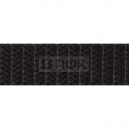 Стропа текстильная (лента ременная) 10мм 6гр/м цв черный (рул 100м/уп 2000м)