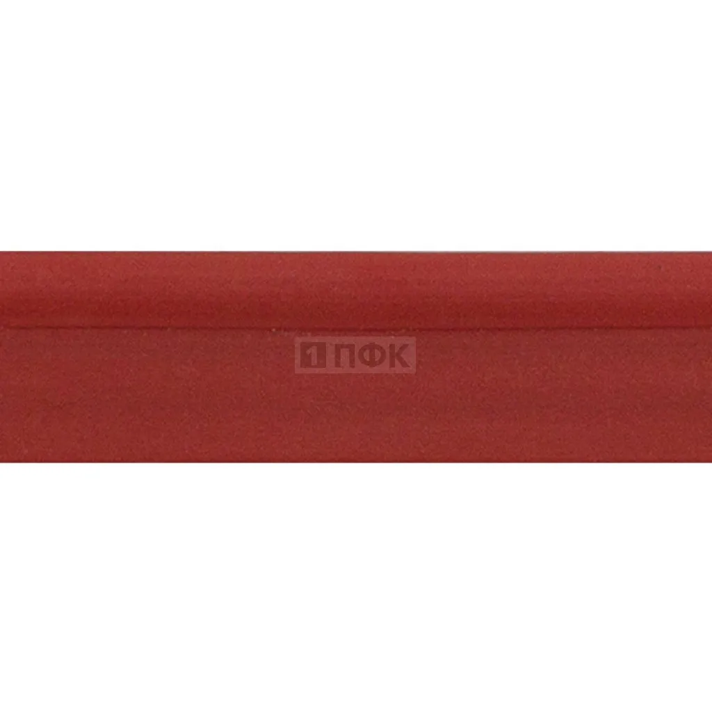 Пластиковый кант Кедер раздвоенный первичное сырье 4мм/7мм цв красный (уп 250м/1000м)