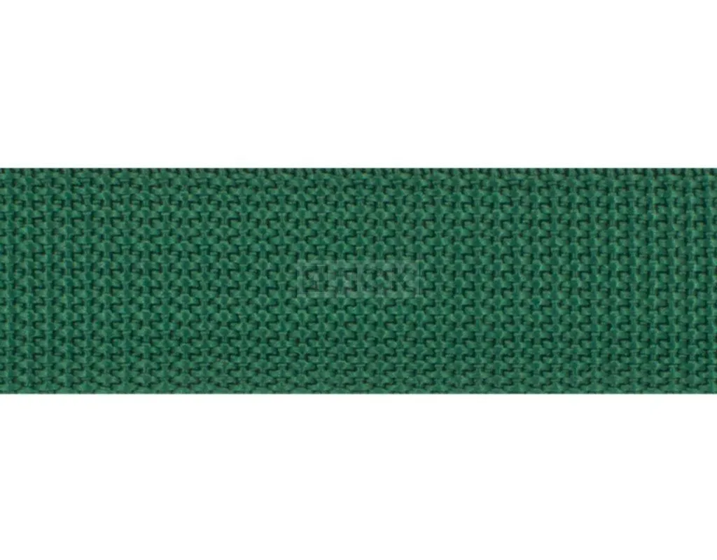 Стропа текстильная (лента ременная) 25мм 13 гр/м цв 87 зеленый (рул 91,44м/уп 2500м)