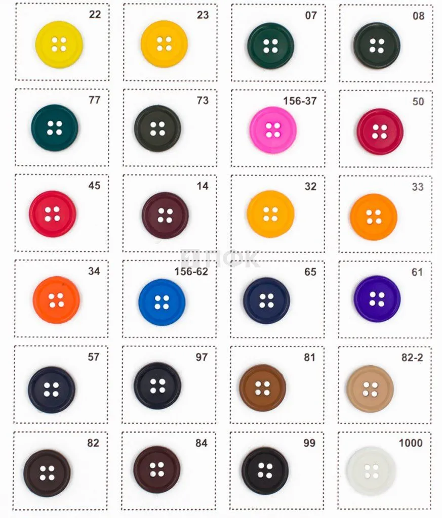 Пуговица 51920-18 ПА 18мм цв в ассортименте(уп 1000шт)