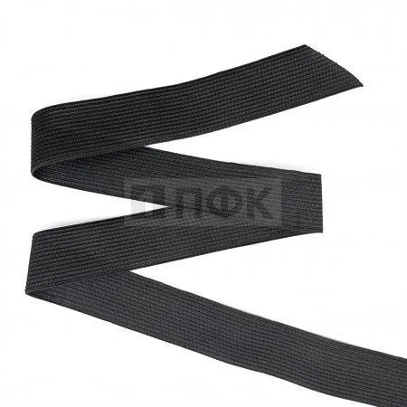 Резинка вязанная 30мм цв черный (уп 650м) коробка Резинка вязанная 30мм цв черный (уп 650м) коробка